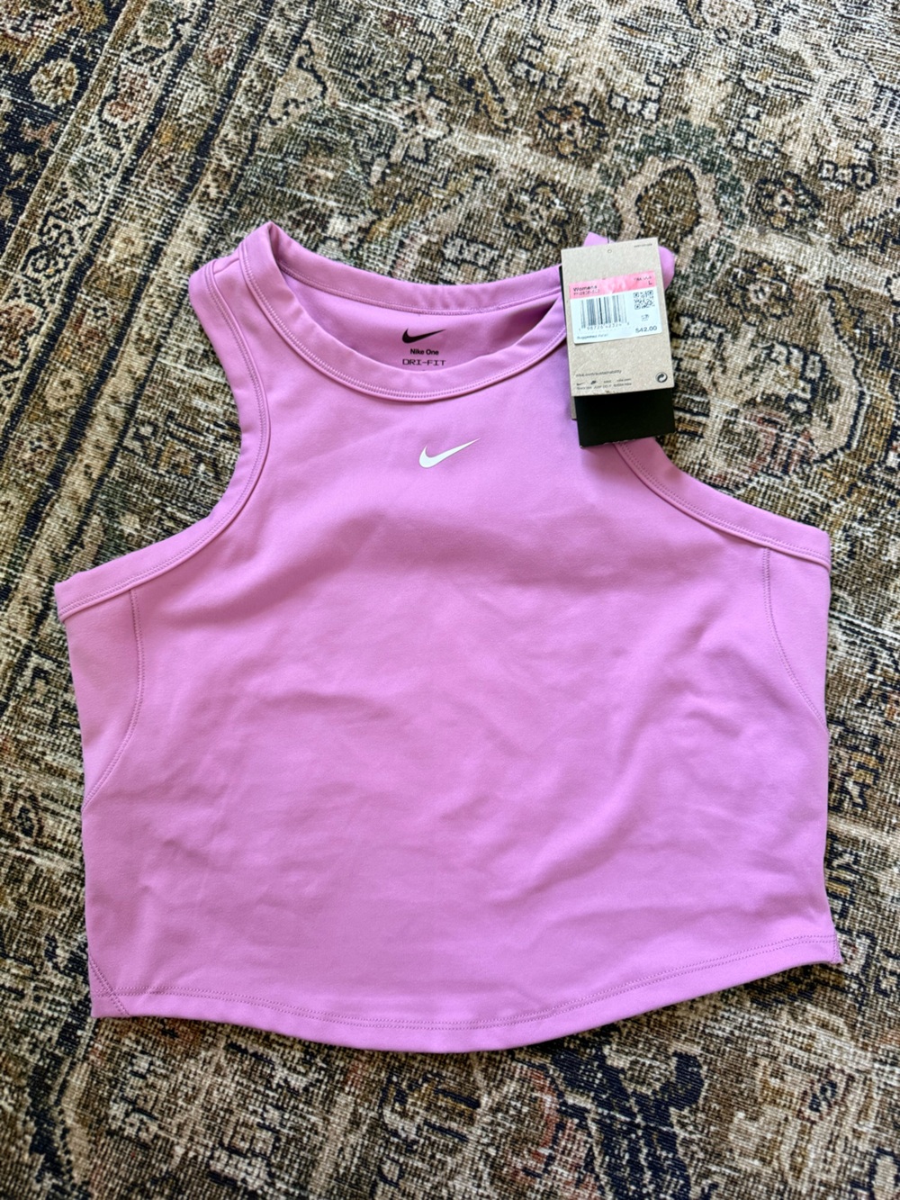 Nike Women's Pink Training Sweatshirt - Light Pink
